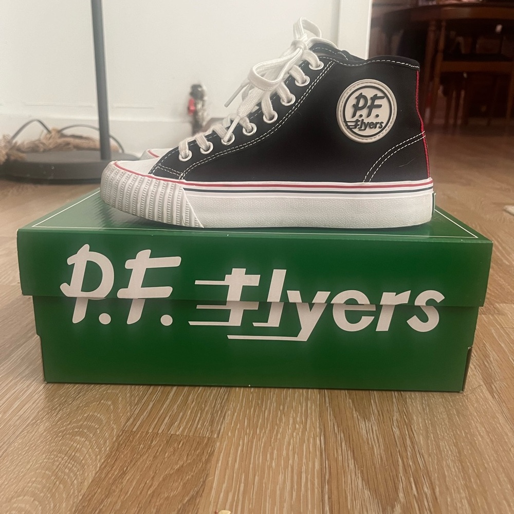 P.f. Flyers high top navy blue